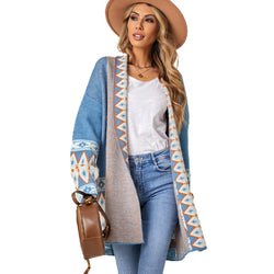 Female Fashion Mid-length Sweater Coat